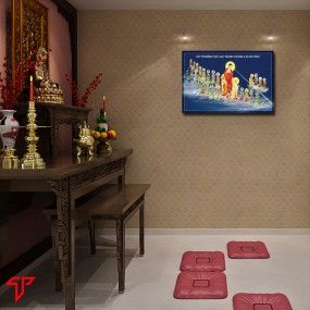 Tranh phật giáo tây phương tiếp dẫn